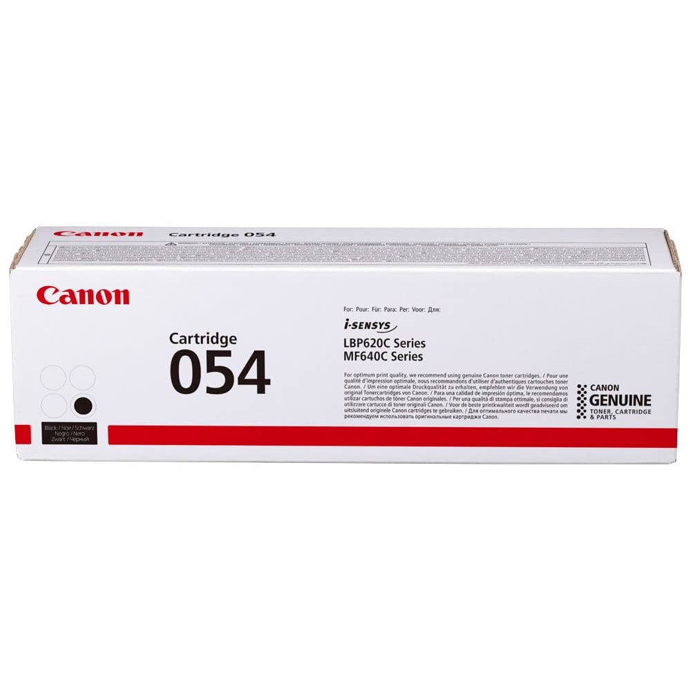 Canon Genuine 054 Black Toner Cartridge Compatible with LBP622Cdw, LBP623Cdw, MF641Cdw, MF642Cdw, MF644Cdw