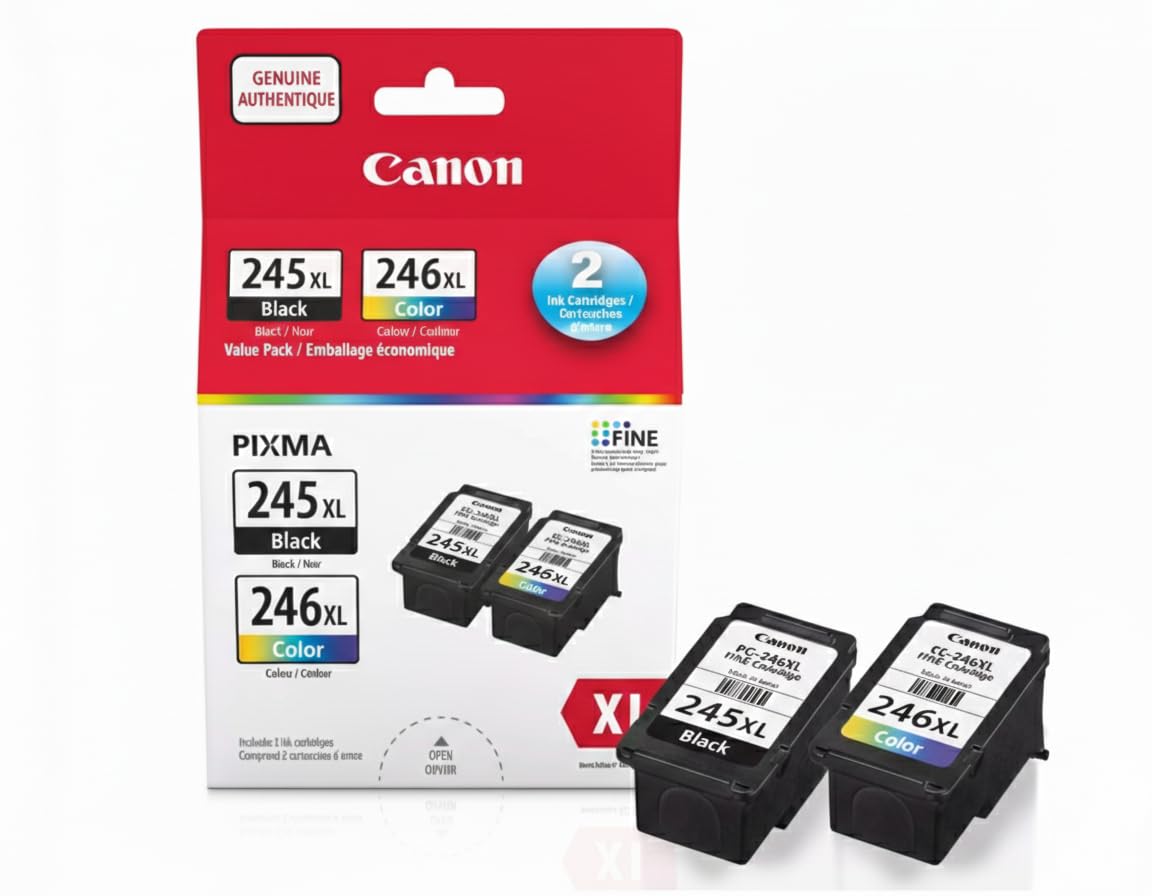 Canon PG-245 XL/CL-246 XL Ink Pack + Photo Paper