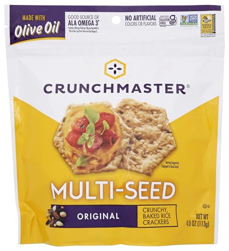 Crunchmaster Multi-Seed Crackers, Original, 4 Ounce