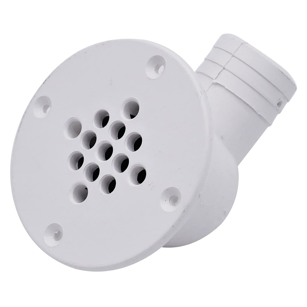 T-H Marine 90° Cockpit Scupper Drain White
