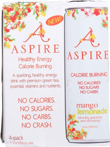 Aspire Energy Mango Lemonade, 48 fl oz