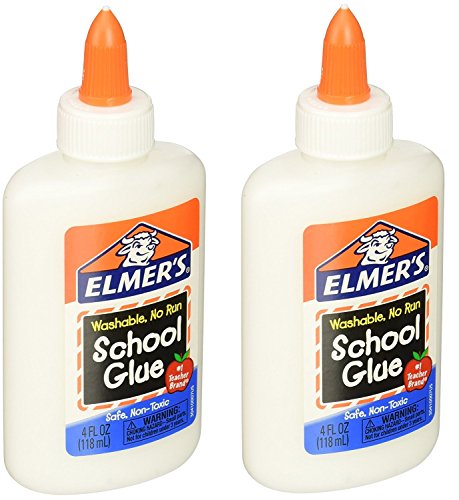 Elmers Liquid School Glue VLLVvz, Washable, 4 Ounces, 2 Count
