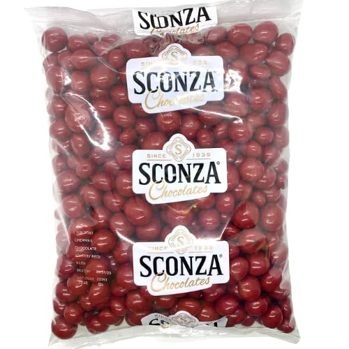 Sconza Chocolate Cherries 5 lbs Bulk Bag