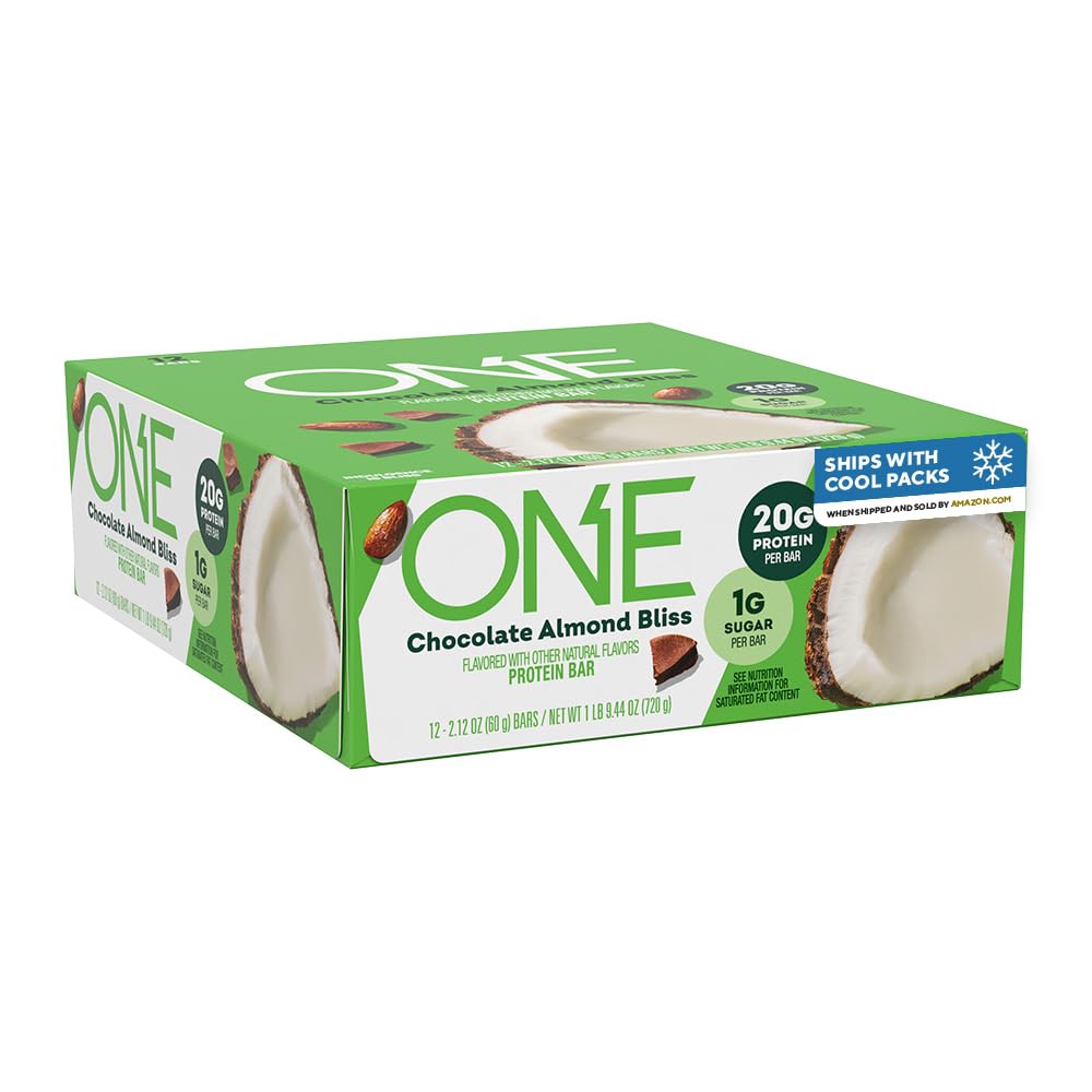 ONE Protein Bars Chocolate Almond Bliss 2.12 oz 12 Pack