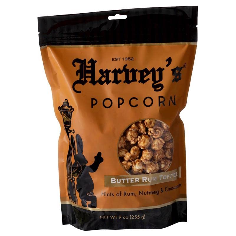 Harvey's Butter Rum Toffee Popcorn 9 oz