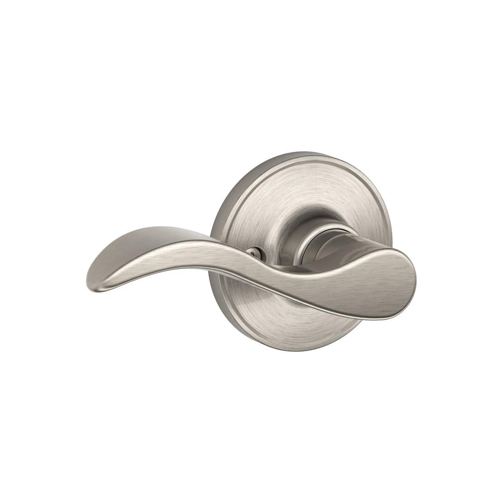 SCHLAGE J10-SEV Seville Passage Leverset from The J-Series (Formerly Dexter), Satin Nickel