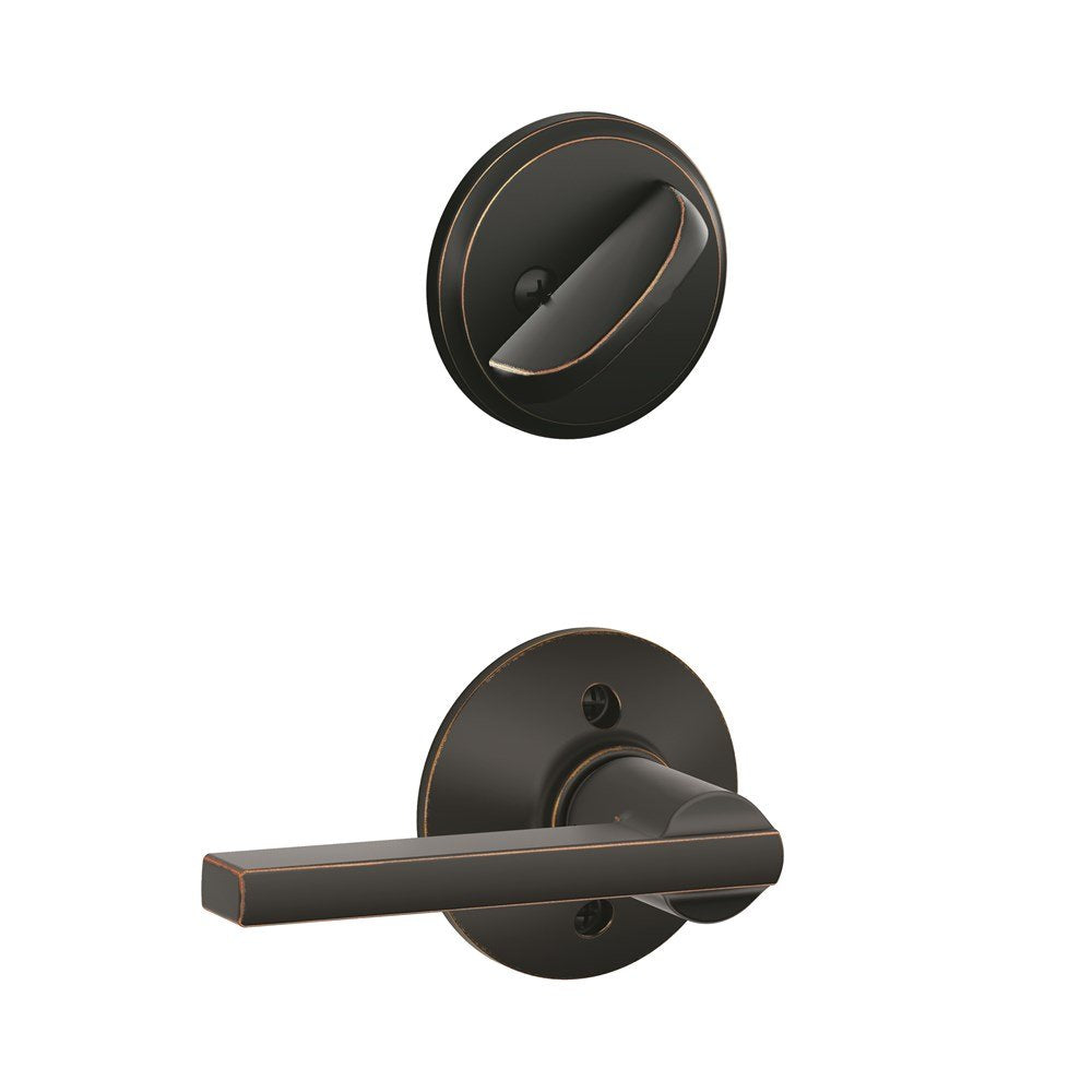 Schlage Latitude F59 LAT 716 Interior Lever Aged Bronze