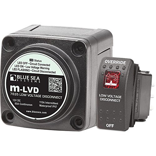 Blue Sea Systems 7635 m-LVD Low Voltage Disconnect