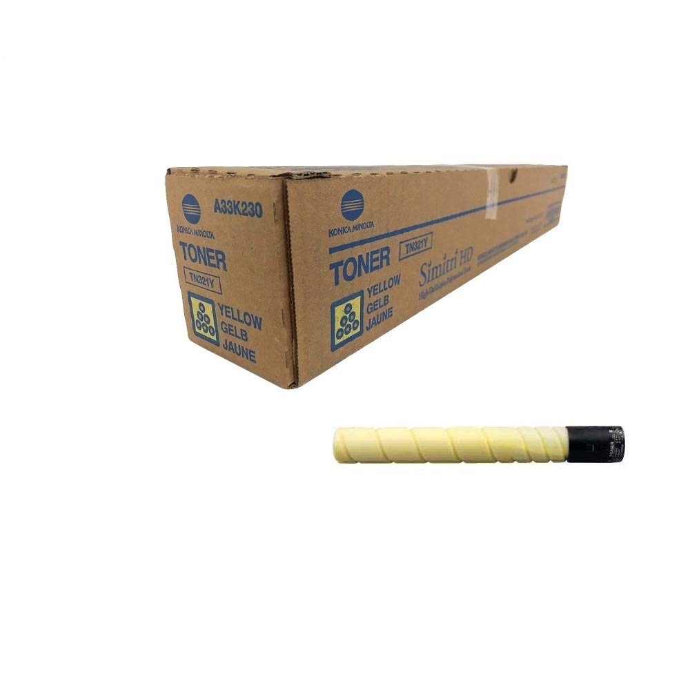 Konica Minolta A33K230 Yellow Toner Cartridge TN-321Y