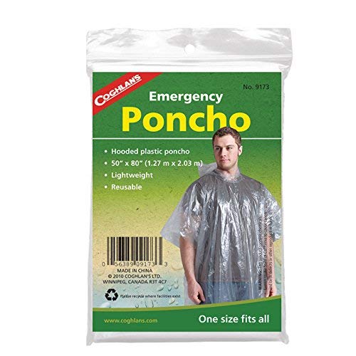 Coghlan's Emergency Poncho 12 Pack