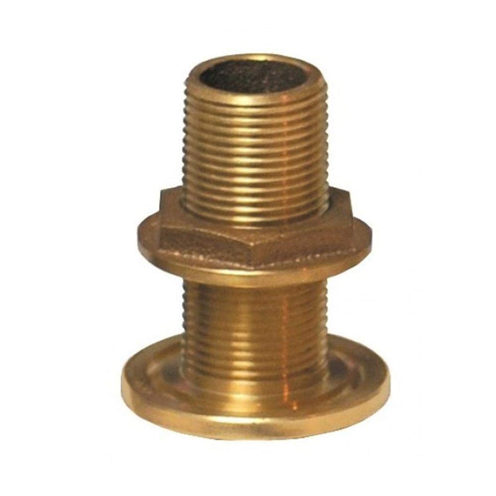 GROCO 1/2" Bronze Thru-Hull Fitting with Nut