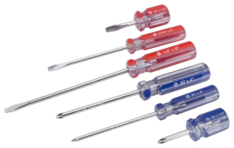VULCAN 6-Piece Screwdriver Set with Rack TB SD-Set-1