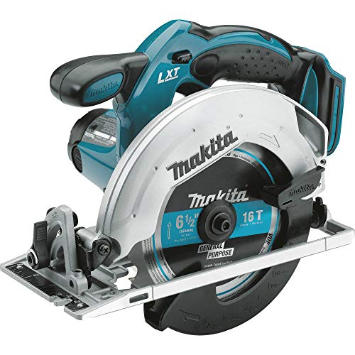 Makita XSS02Z 18V LXT Lithium-Ion Cordless Circular Saw, 6-1/2-Inch, Tool Only (Renewed)