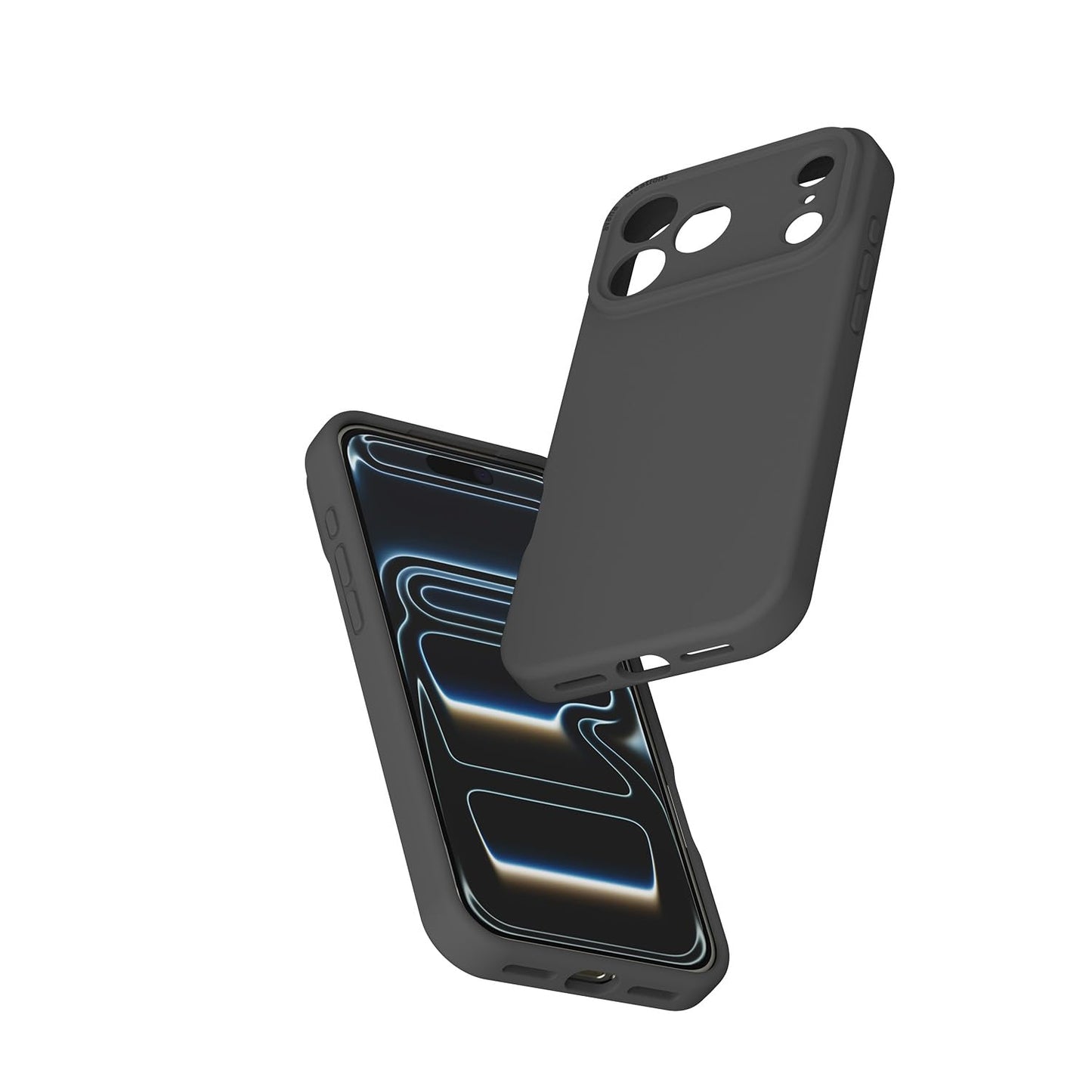 Avana Creation - Velvet ash case for iPhone 17 Pro Max, Silky Soft Phone Case, Compatible with MagSafe & 100% Recycled Materials