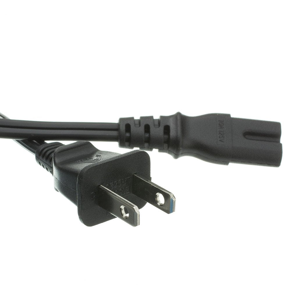 CableWholesale 3ft Laptop Power Cord 18AWG