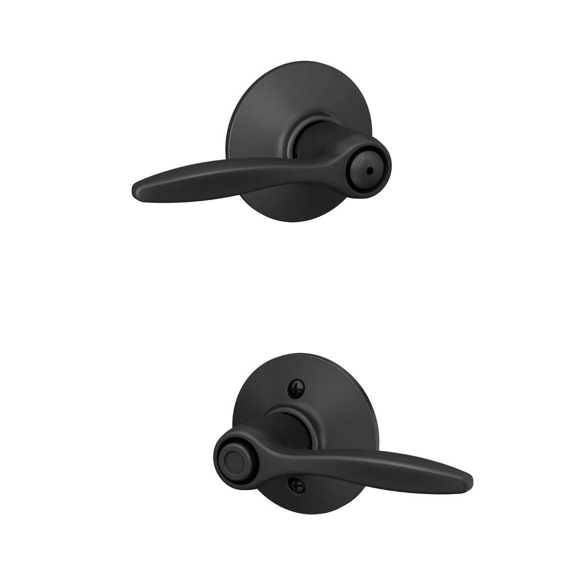 Schlage Delfayo F40 DEL 622 Door Lever Matte Black