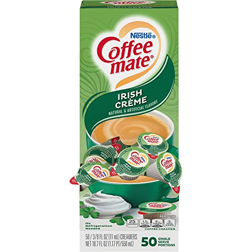 Coffee mate Liquid Creamer Singles - Irish Creme - 50 ct