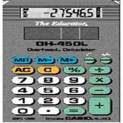 Casio Simple Calculator - 4 Functions - 8 Character(s)