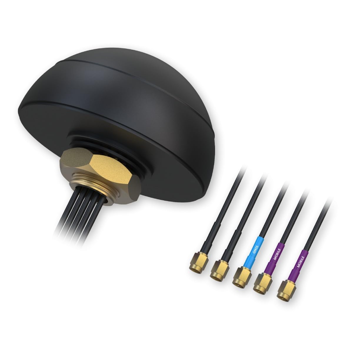 Teltonika PR1KCO28 Combo MIMO Mobile/GNSS/WiFi Roof SMA Antenne