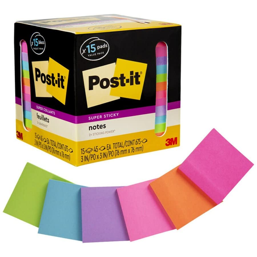 3M NOTES; SUPER STICKY; MINI B