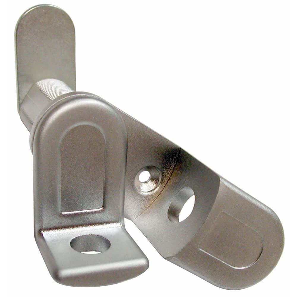 Olympus Lock Padlockable Cam Locks | DCP Series US26D Satin Chrome Cabinet Locks | Padlock Cam Lock for Doors & Drawers