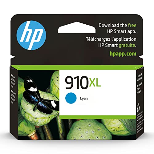 HP 910XL Cyan Original Ink Cartridge 825 Pages
