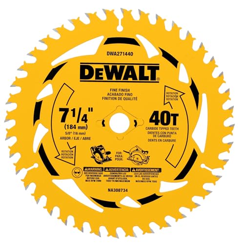 DEWALT 7-1/4 in. 40T Circular Saw Blade (DWA271440)