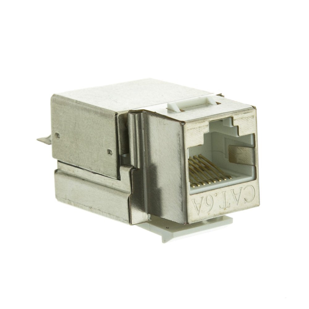 CableWholesale Cat6a Shielded Keystone Jack