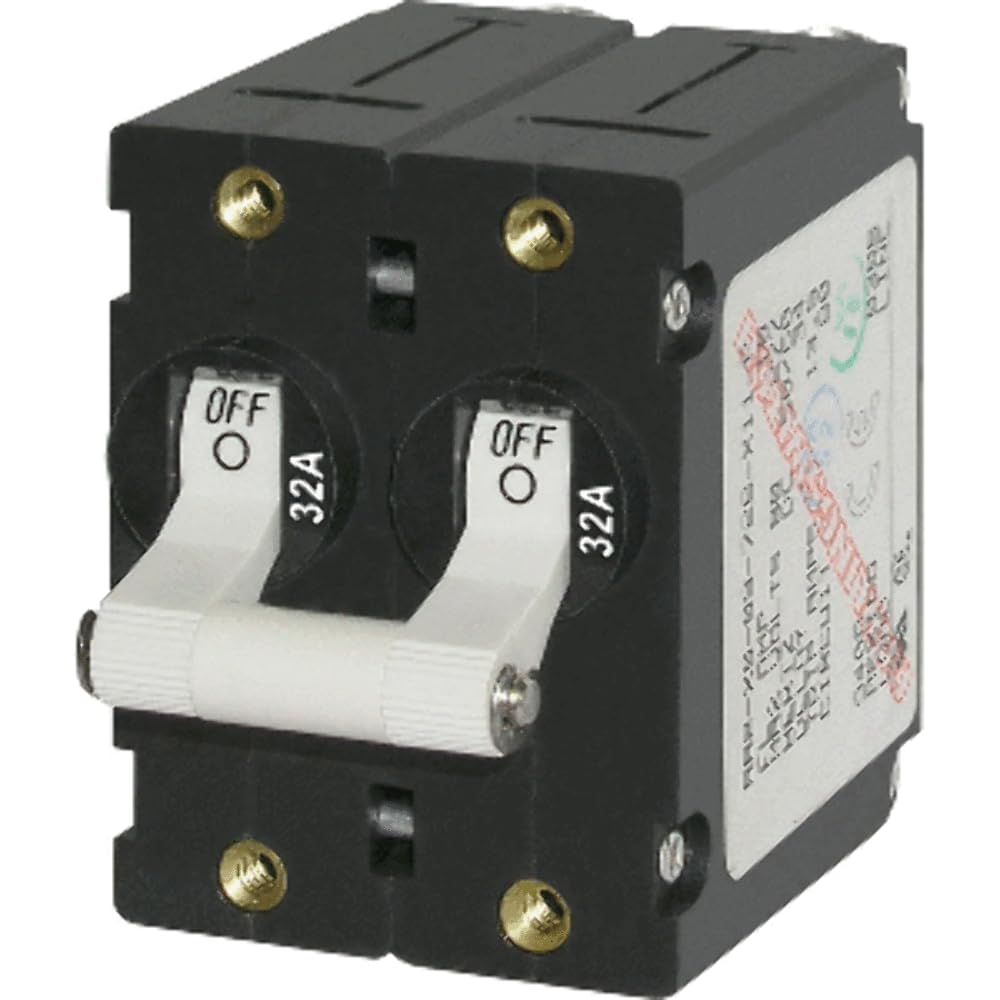 Blue Sea Systems A-Series 32A Double Pole Breaker