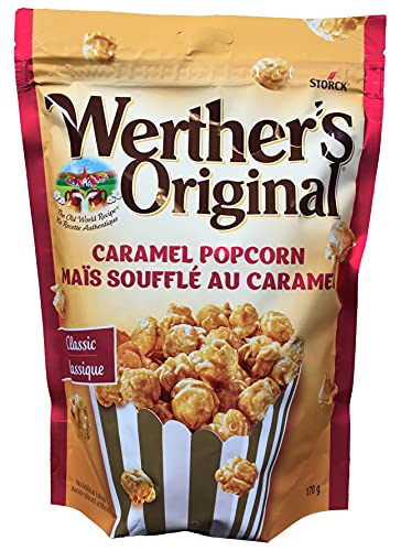 Werther's Original Caramel Popcorn Large 170g Bag from Canada