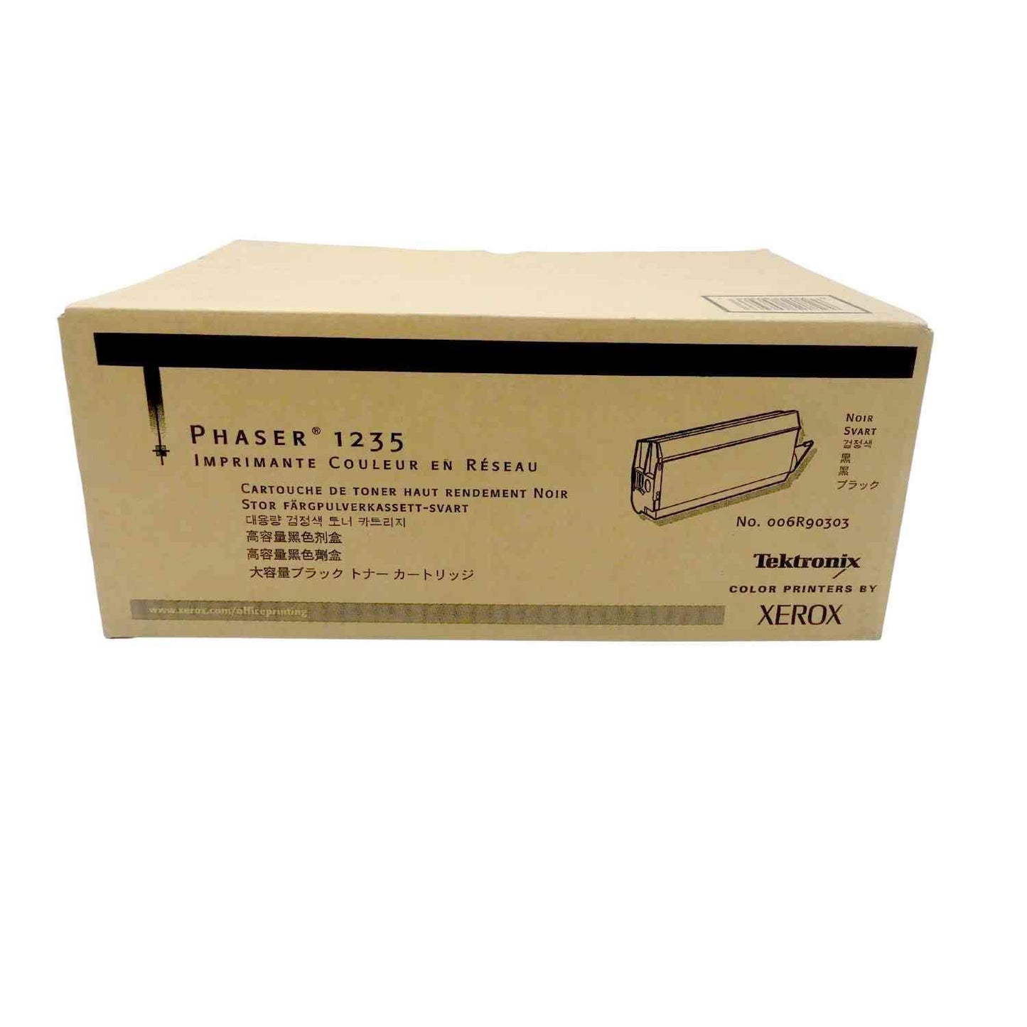 Tektronix Black Toner Cartridge for Phaser 1235- High Capacity