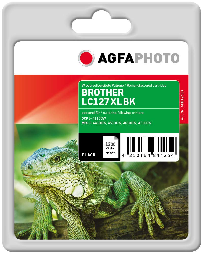 Brother LC127XLBK High Yield Ink Cartridge Black