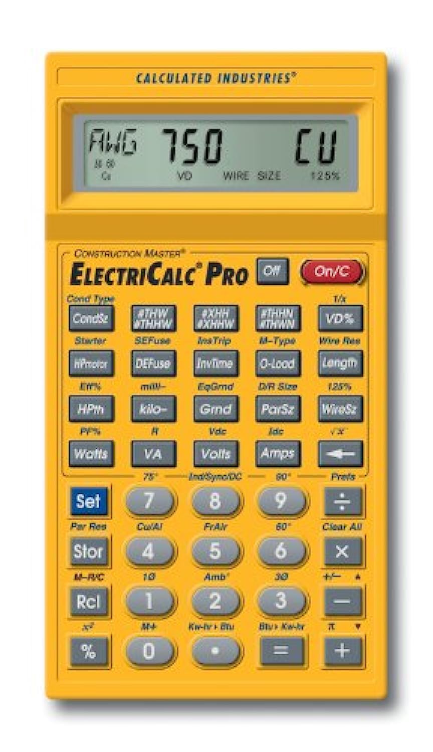Calculated Industries ElectriCalc Pro 5070 Calculator