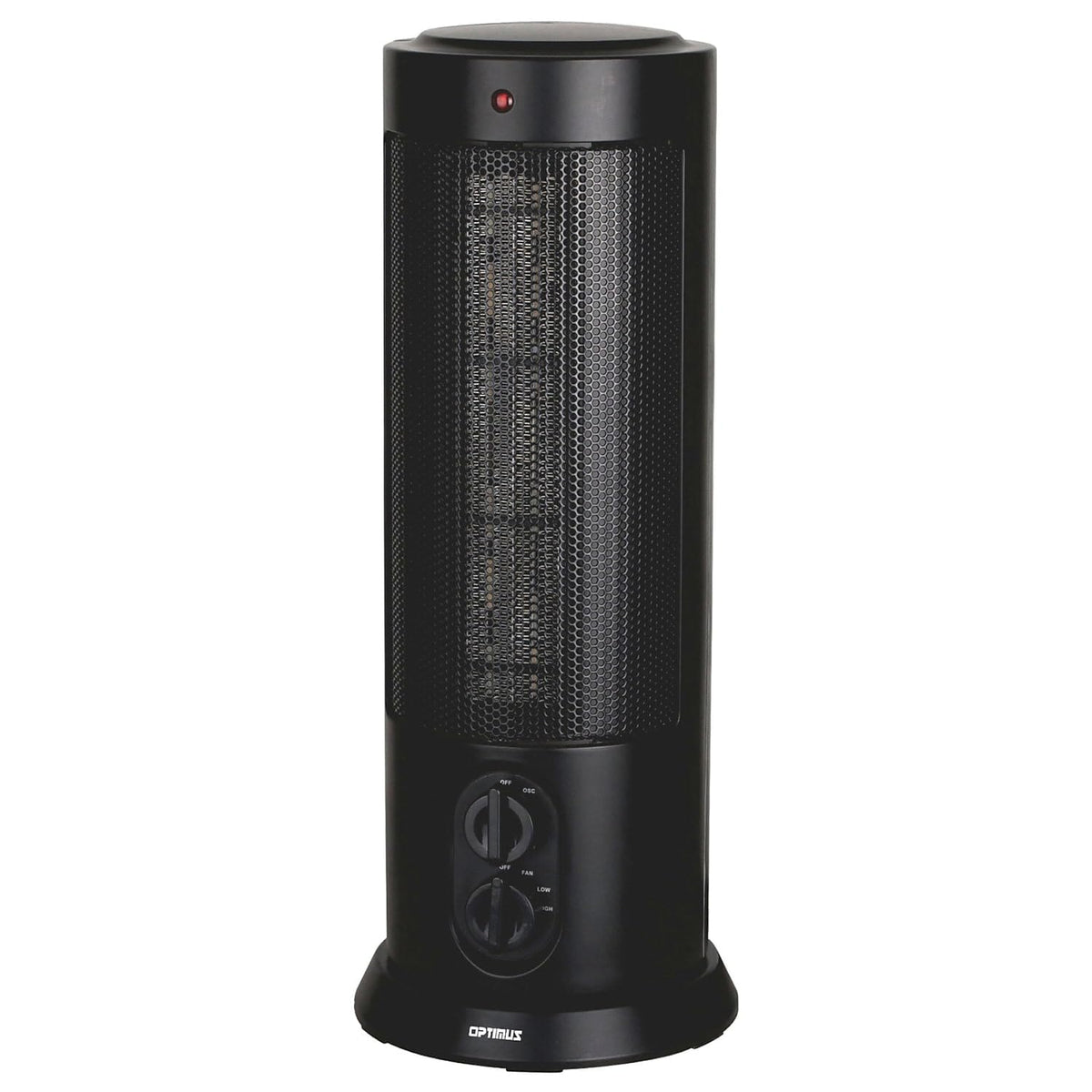 Optimus H-7234 Oscillating Tower Heater Black 18.3"