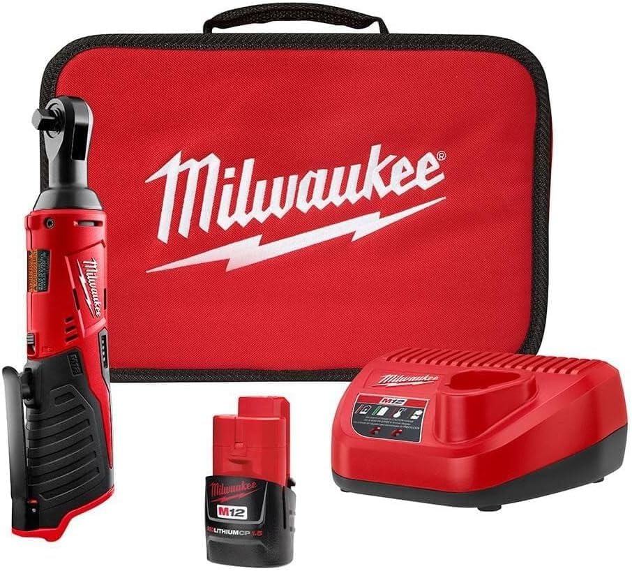 Milwaukee M12 2457-21 Cordless Ratchet Kit 12V 3/8"