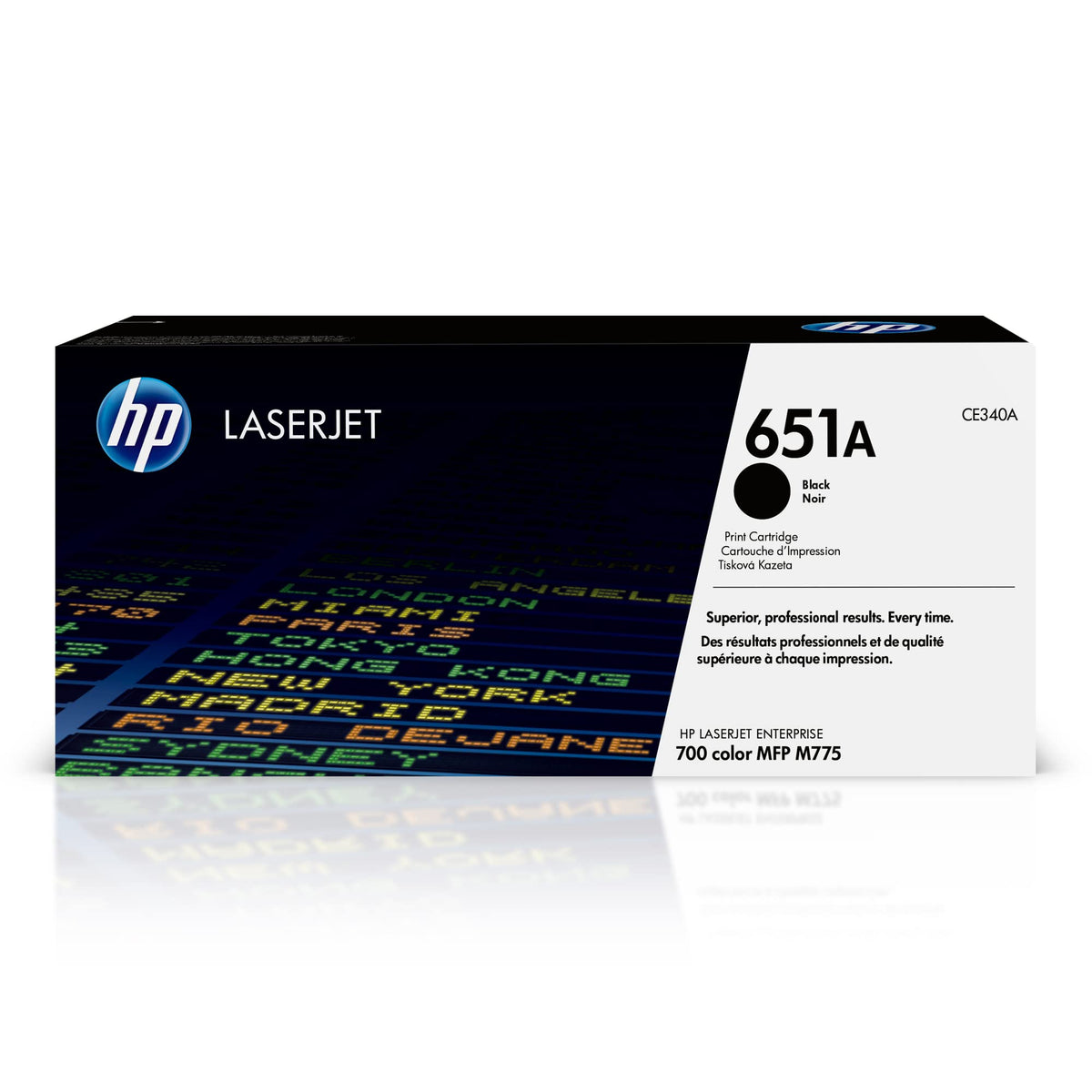 HP Genuine OEM CE340A (HP651A) HP 651A Black Toner Cartridge (13.5K YLD)