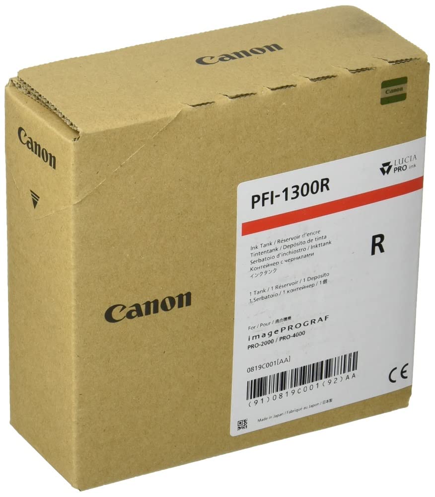 Canon PFI-1300R Red Ink Cartridge 330ml