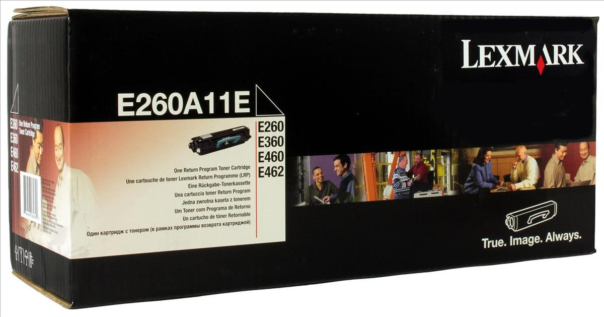 Lexmark E260A11A Return Program Toner Cartridge 2-Pack for E260, E360, E462