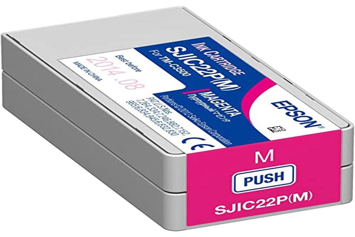 MOBI PRINT Genuine SJIC22P Magenta Ink Cartridge for TM-C3500 C33S020582