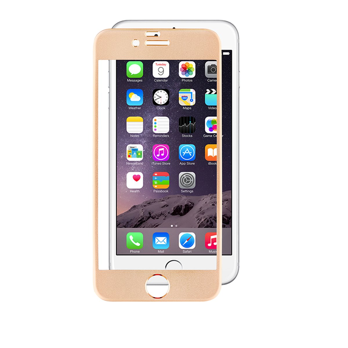 Phantom Glass PGSC-iPhone6-Gold Tempered Glass Screen Protector
