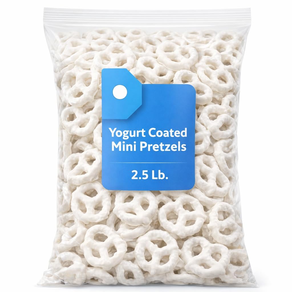 Bulk Yogurt Coated Mini Pretzels 2.5 lb