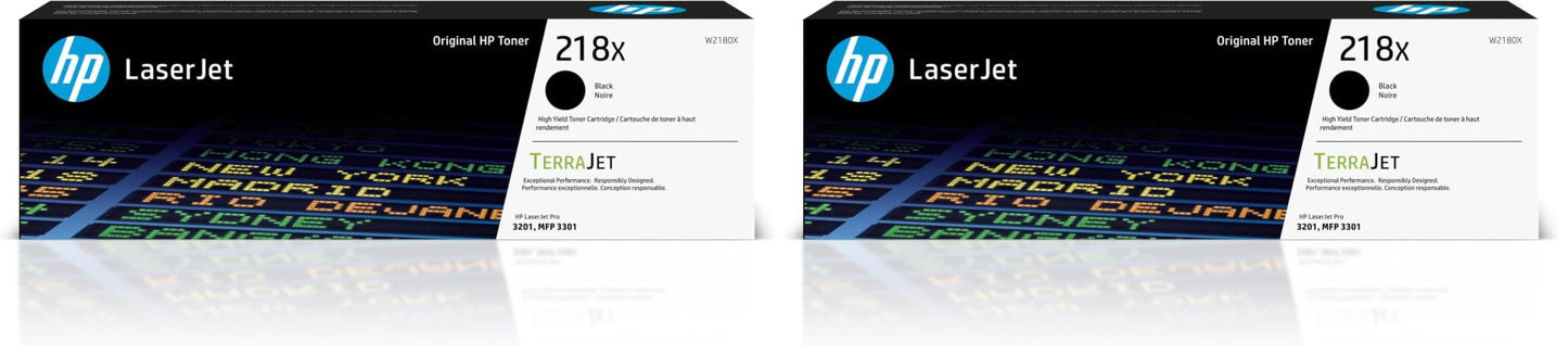 HP 218X Black High-Yield Toner Cartridge 2-Pack