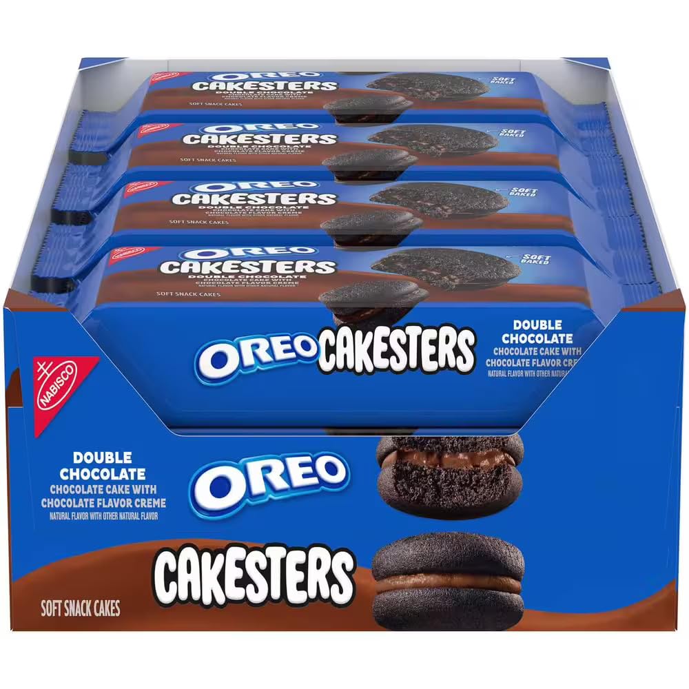 OREO Cakesters Chocolate Snack Cakes King Size 8 Packs