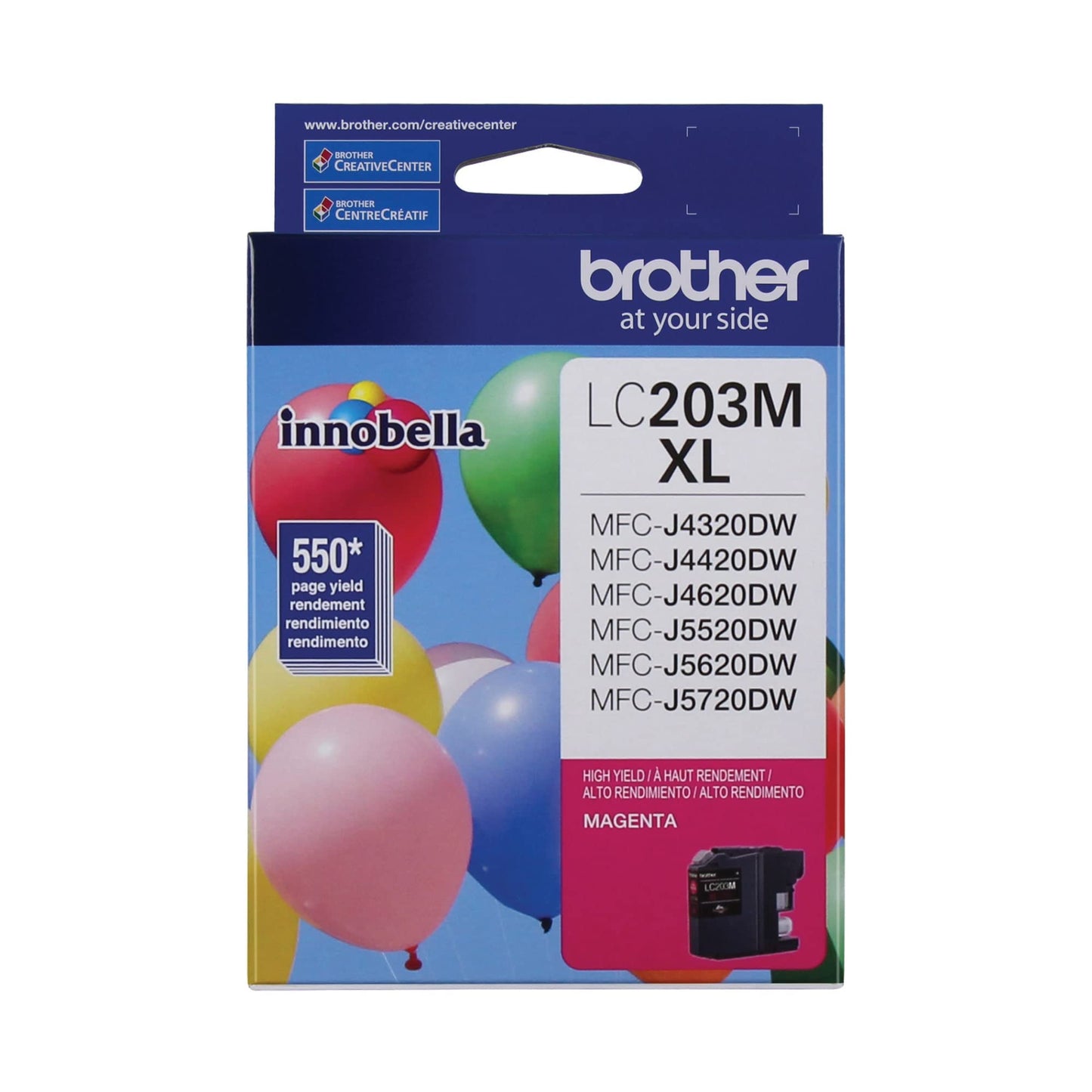 Brother LC203M Magenta Ink Cartridge 550 Page Yield