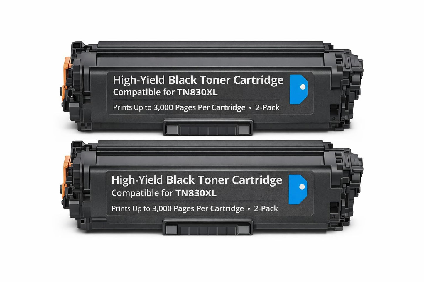 Triplenet Pricing High Yield Black Toner Cartridge 2 Pack – Replacement for TN830XL – Compatible Laser Printer Toner Cartridge – Prints Up to 3,000 Pages Each