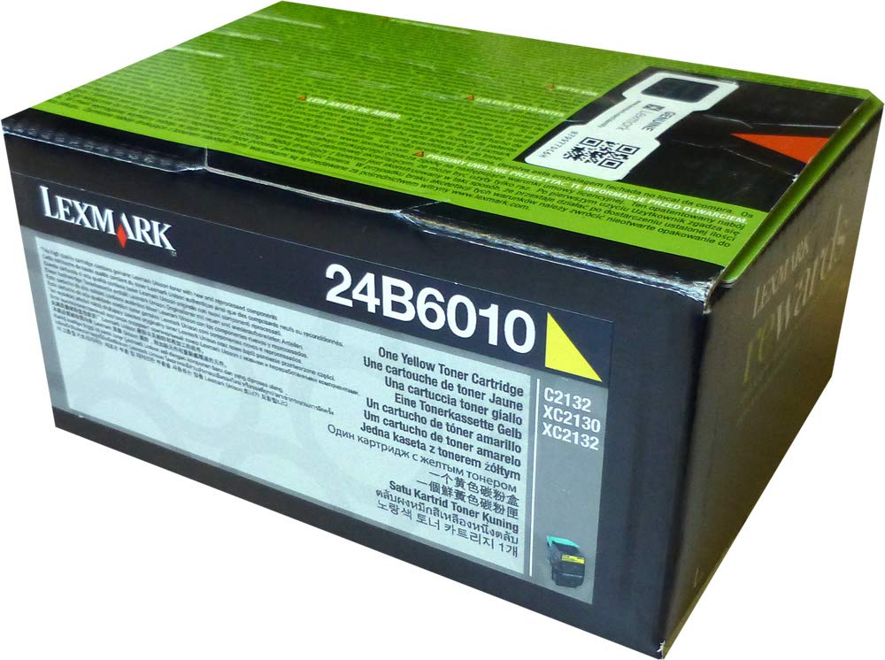 Lexmark Yellow High-Yield Toner XC2132 24B6010 3000 Pages