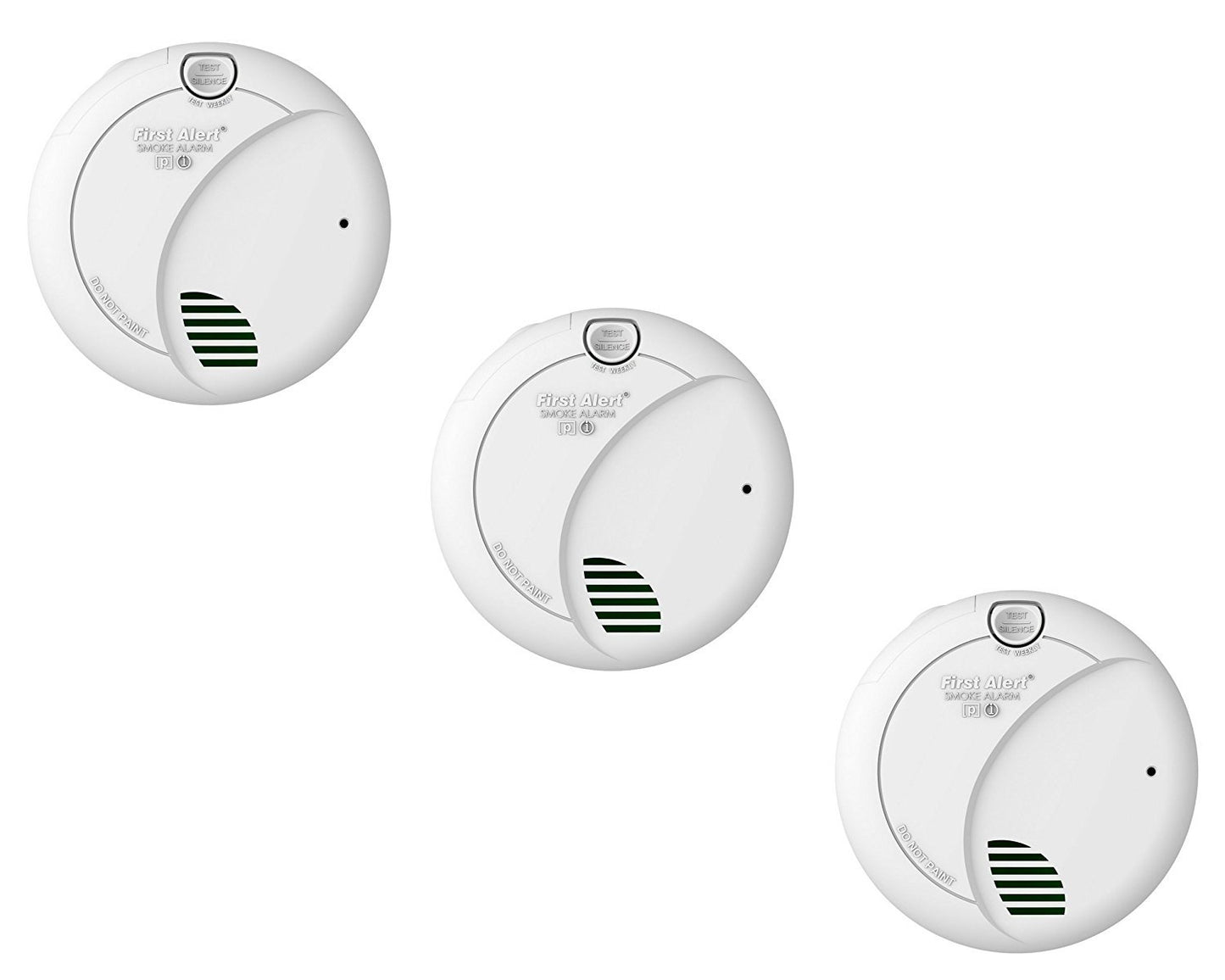 BRK 7010B Hardwire Smoke Alarm 3 Pack