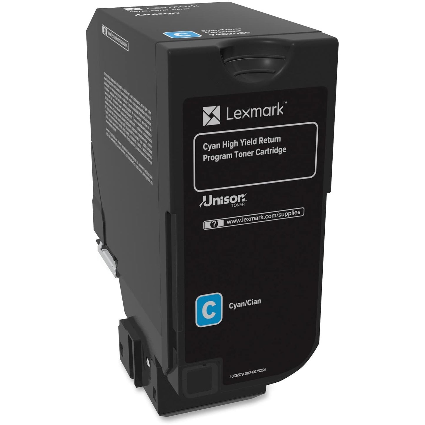 LEXMARK 74C1HC0 - Lexmark Unison Toner Cartridge - Cyan - Laser - High Yield - 120