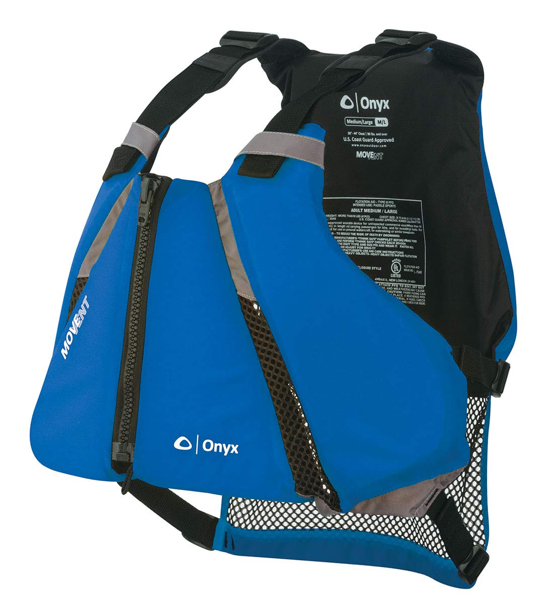 Onyx Curve Paddle Vest, USCGA Approved