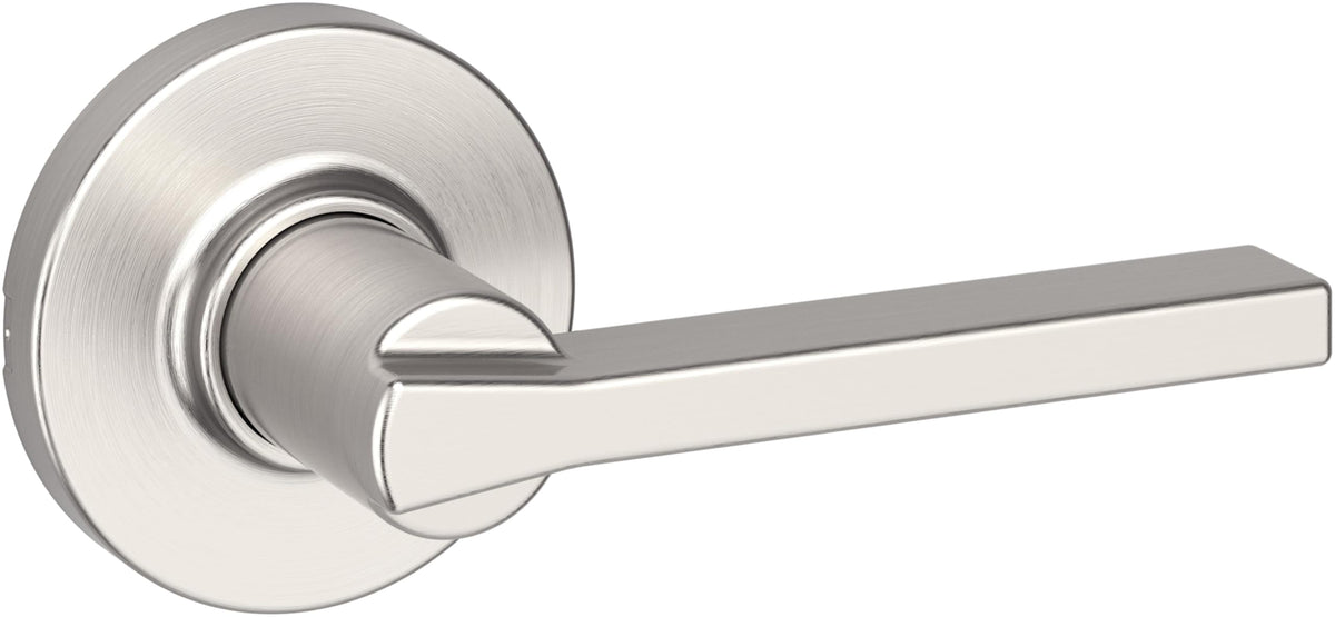 Kwikset Casey Passage Door Lever Satin Nickel